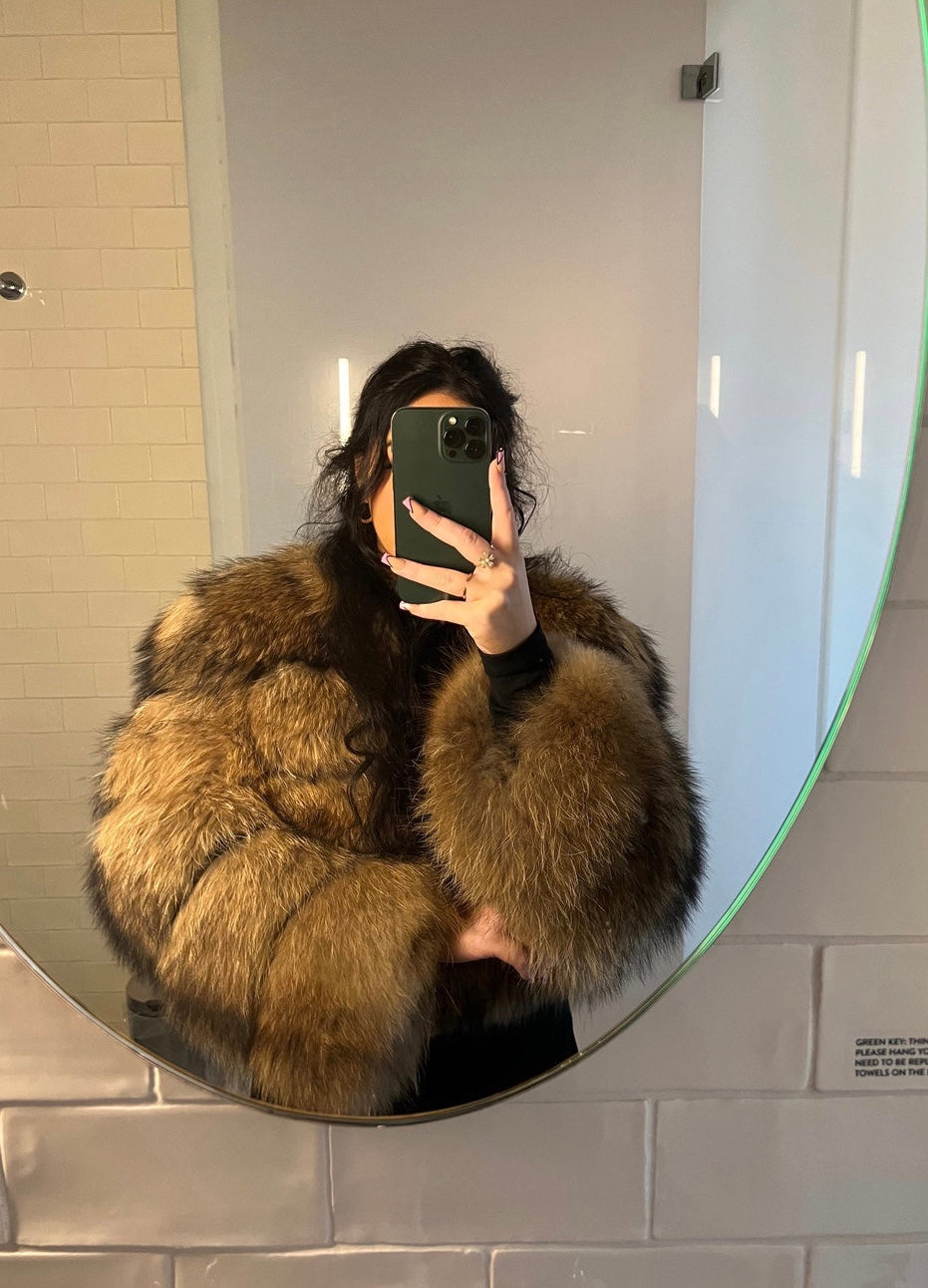 Raccoon Fur Coat