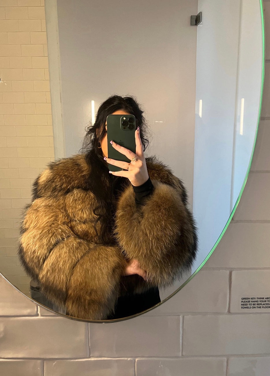 Raccoon Fur Coat