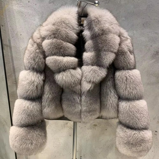 Luxury Real Fur Coat